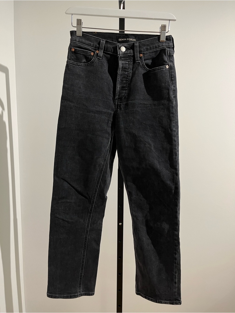 Denim Forum Arlo High Rise Straight Jeans